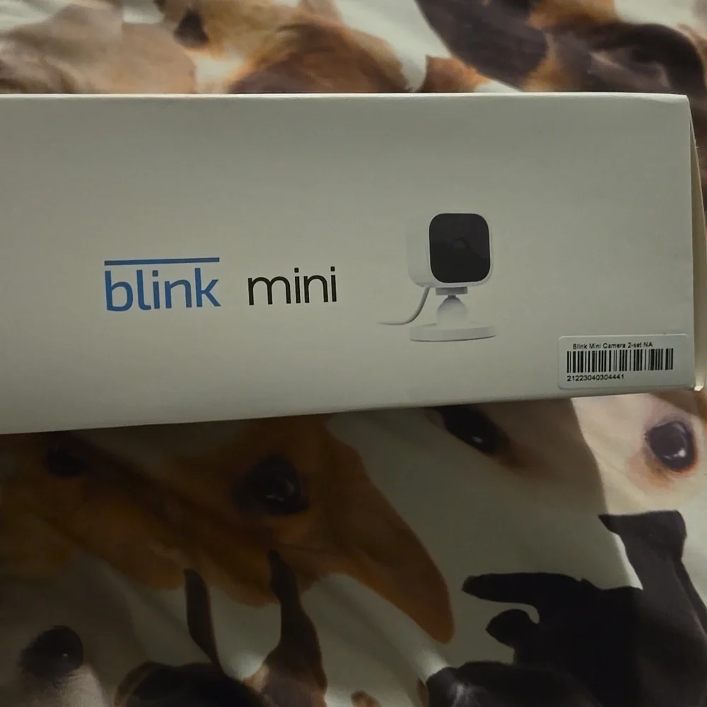 Blink Mini Indoor Security Camera - White